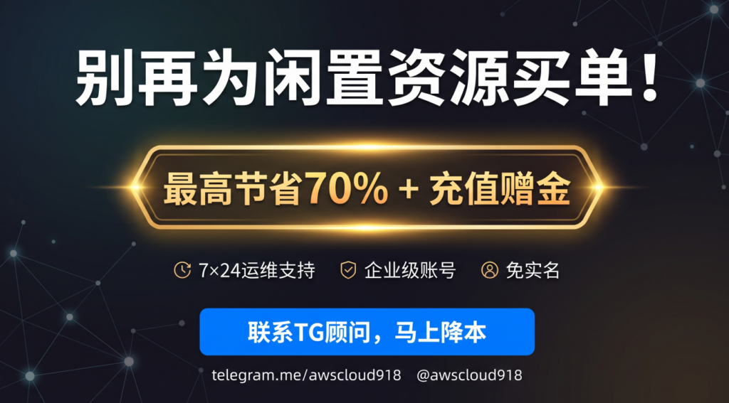 AWS 云服务器 成本 优化